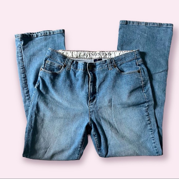 Lands' End Denim - Vintage Lands End Classic Waist Boot Cut Size 14